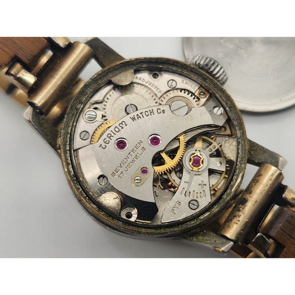 Vintage TERIAM 17 Jewels Incabloc Women's Wrist Mechanical Winder Watch - Picture 12 of 15